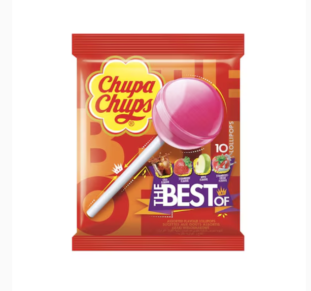 Chupa Chups The Best of Lollipops Candy 120g