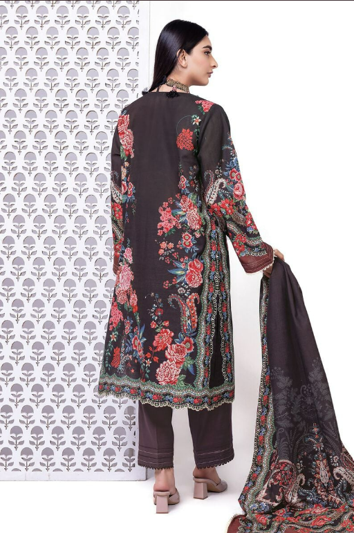 Khaadi Embroidered Khaddar Fabrics 3 Piece
