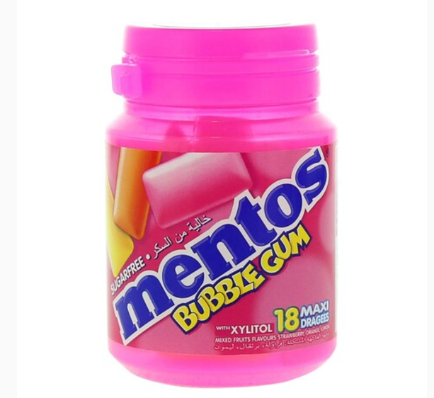 Mentos Pure Fresh Sugar Free Chewing Gum Bubblefresh Flavour 64g