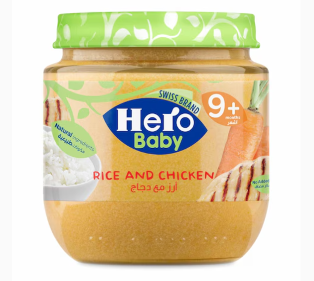 Hero Baby Rice And Chicken Spread 120g