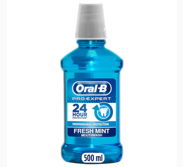 Oral B Pro-Expert Professional Protection Fresh Mint Mouthwash 250ml
