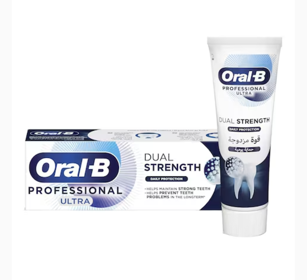 Oral-B Professional Ultra Dual Strength Daily Protection Toothpaste 75ml