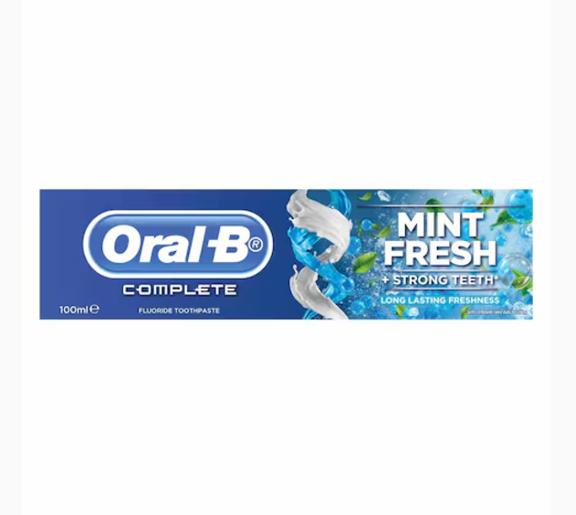 Oral-B Complete Mint Fresh + Strong Teeth Toothpaste 100ml