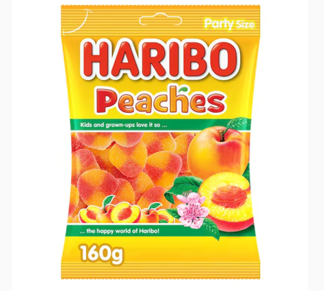 Haribo Peaches Candy 160g