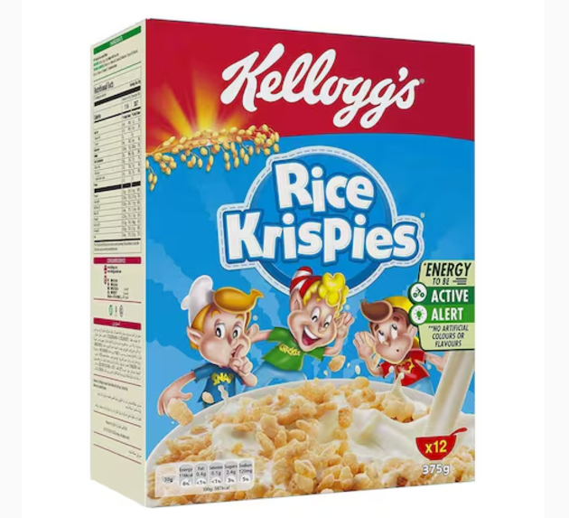 Kellogg's Rice Krispies Portion Cereal 375g