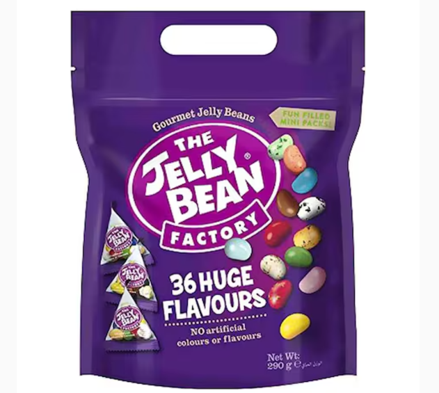 The Jelly Bean Factory 36 Huge Flavours Gourmet Candy 290g