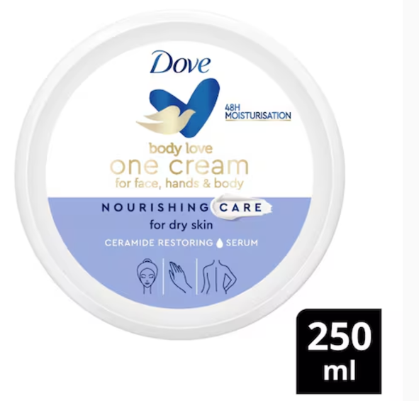 Dove Intensive Nourishment Body Cream 250ml White