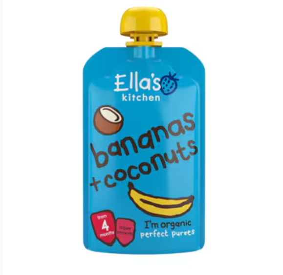 Ella's Kitchen Banana Coconut Multicolour 120g