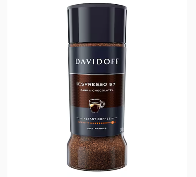 Davidoff Espresso 57 Dark And Chocolatey Instant Coffee 100g
