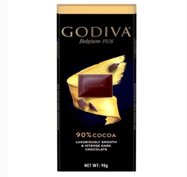 Godiva 90% Cocoa Dark Chocolate 90g