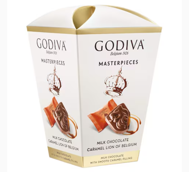 Godiva Masterpieces Caramel Lion Of Belgium Milk Chocolate 119g
