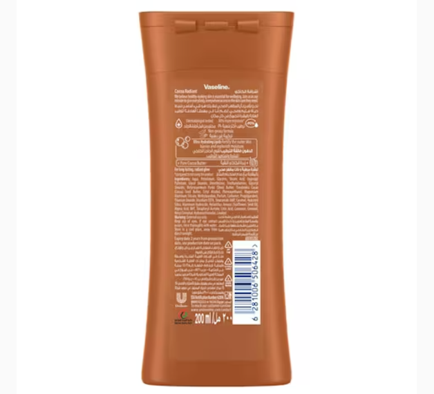 Vaseline Intensive Care Body Lotion Cocoa Radiant 200ml