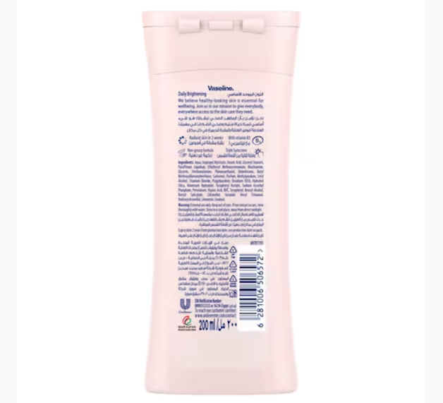 Vaseline Essential Even Tone Body Lotion Daily Brightening 200ml