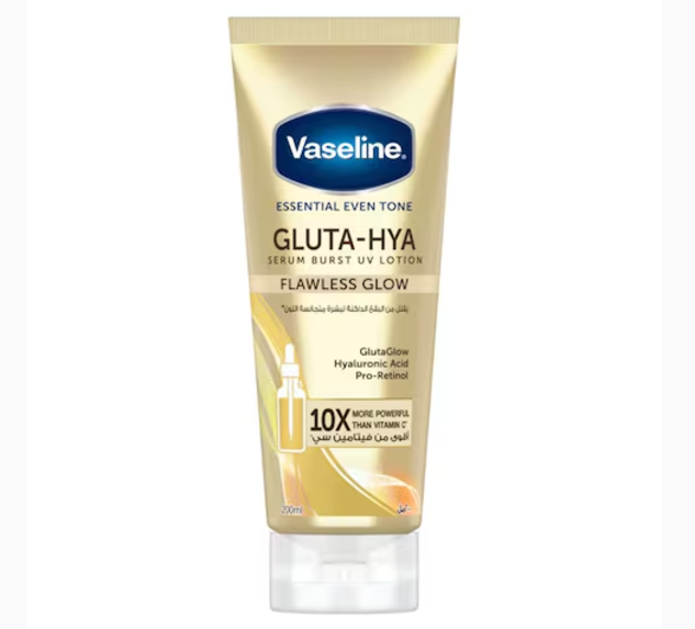 Vaseline Body Lotion Flawless Glow Gluta-Hya Serum Burst UV 200ml
