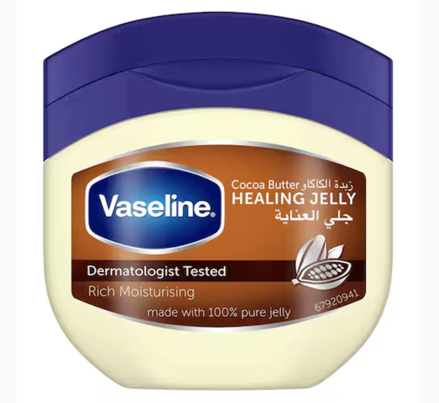 Vaseline Petroleum Jelly Healing For Dry Skin With Cocoa Butter 100ml