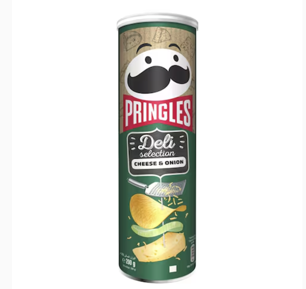 Pringles Deli Cheese and Onion Chips 200g