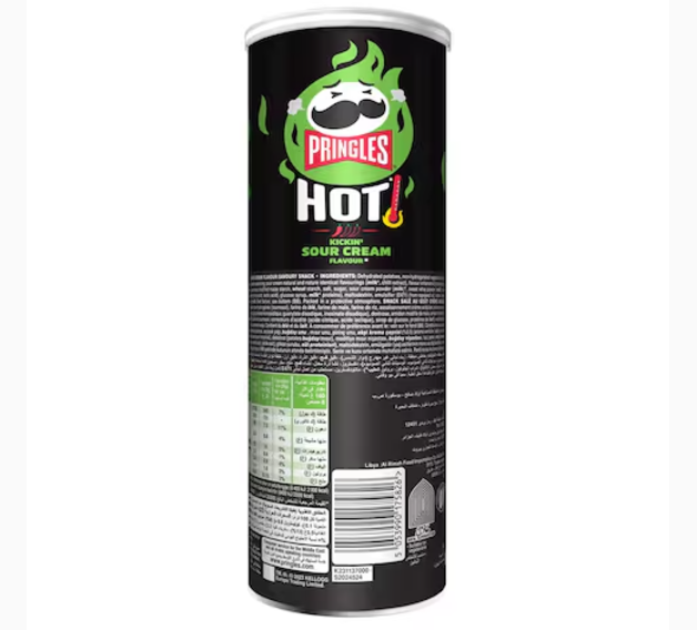 Pringles Hot Kicking Sour Cream Flavour Potato Chips 160g