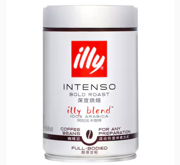 Illy Blend Intenso Bold Roast Coffee Beans 250g