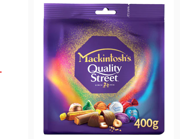 Mackintosh's Quality Street Plain Chocolates And Toffees 400g