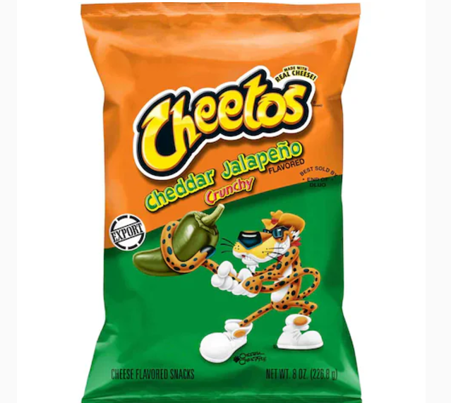 Cheetos Crunchy Cheddar Cheese Jalapeno Snacks 226.8g