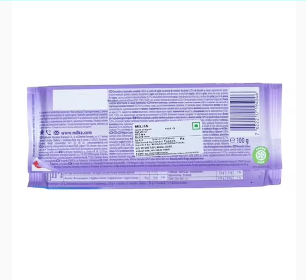 Milka Oreo Milk Chocolate Bar 100g