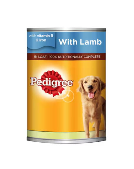 Pedigree Lamb Flavoured Wet Dog Food 400g