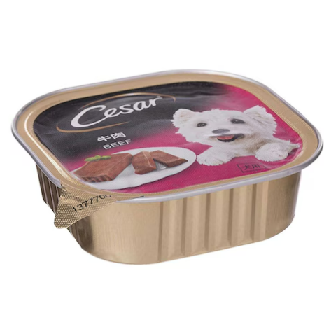 Cesar Beef Flavoured Wet Dog Food 100g Pack of 6