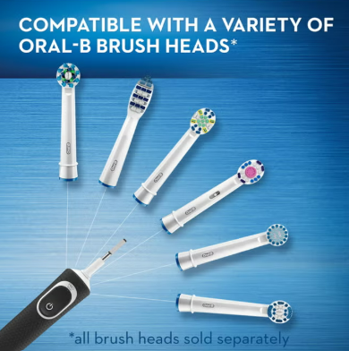 Oral-B Vitality D100 Black And White 1+1 Free Bundle