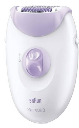 Braun Silk-Epil 3 3170 Epilator Purple/White