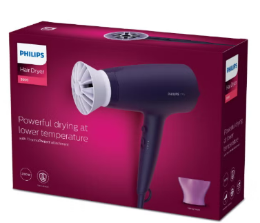 Philips 3000 Series Hair Dryer BHD340