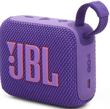 JBL Go4-Portable Waterproof Speaker - Black
