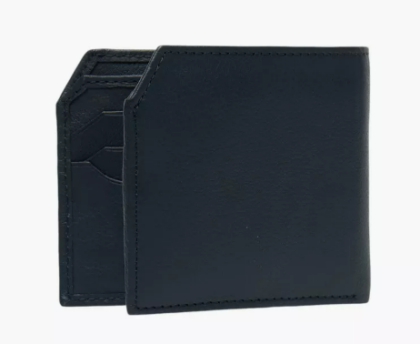 Mens - Splash Textured Bi-Fold Leather Wallet