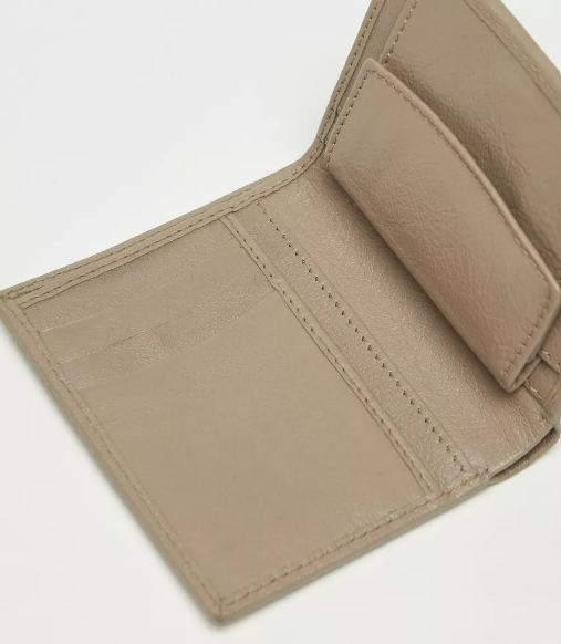 Mens - Splash Textured Bi-Fold Leather Wallet