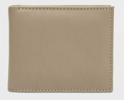 Mens - Splash Leather Bi-Fold Wallet
