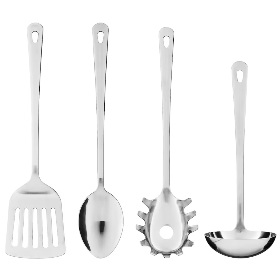 IKEA 4-piece kitchen utensil set - Stainless Steel