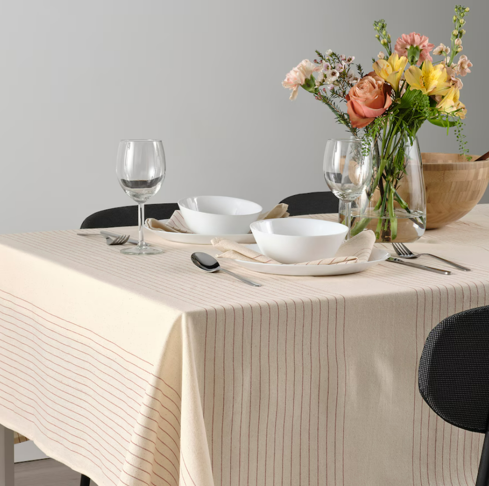 IKEA Tablecloth - Stripe Pattern