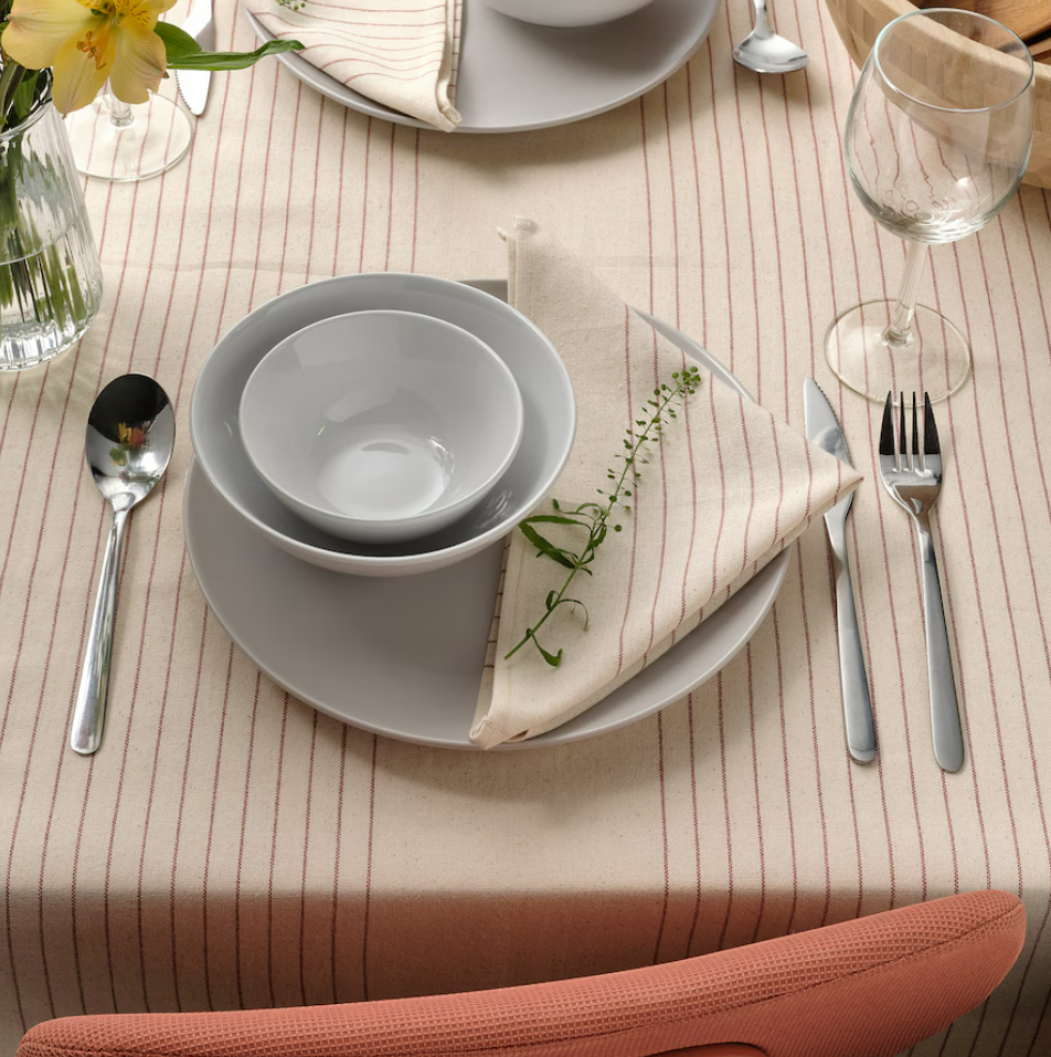 IKEA Tablecloth - Stripe Pattern