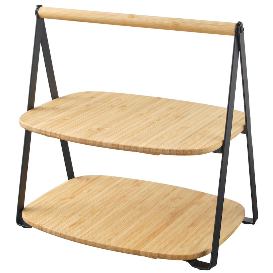 IKEA Serving Tray - Bamboo/Black