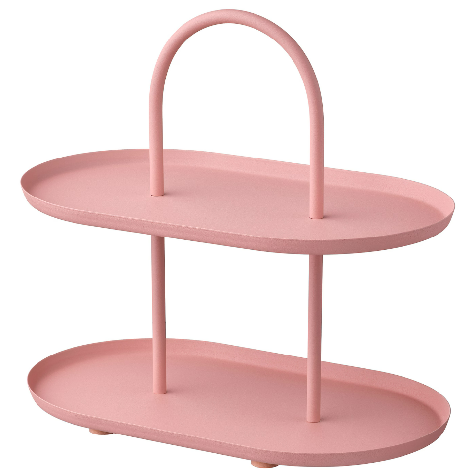 IKEA Serving Stand - Two Tiers - Pink
