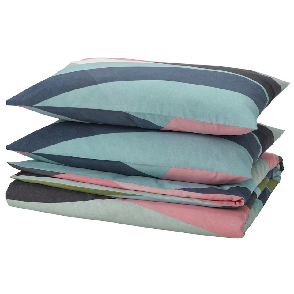 IKEA Duvet Cover & 2 Pillowcases - Multicolour