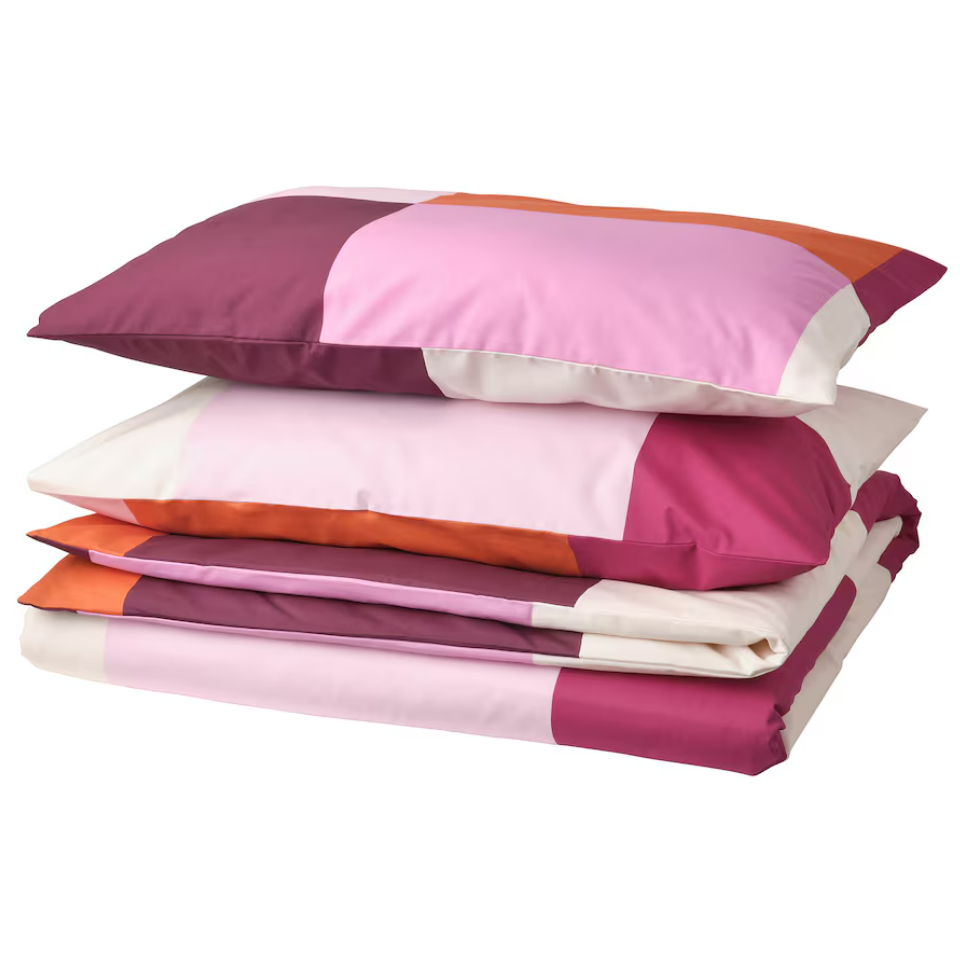 IKEA Duvet Cover & Pillowcase - Pink
