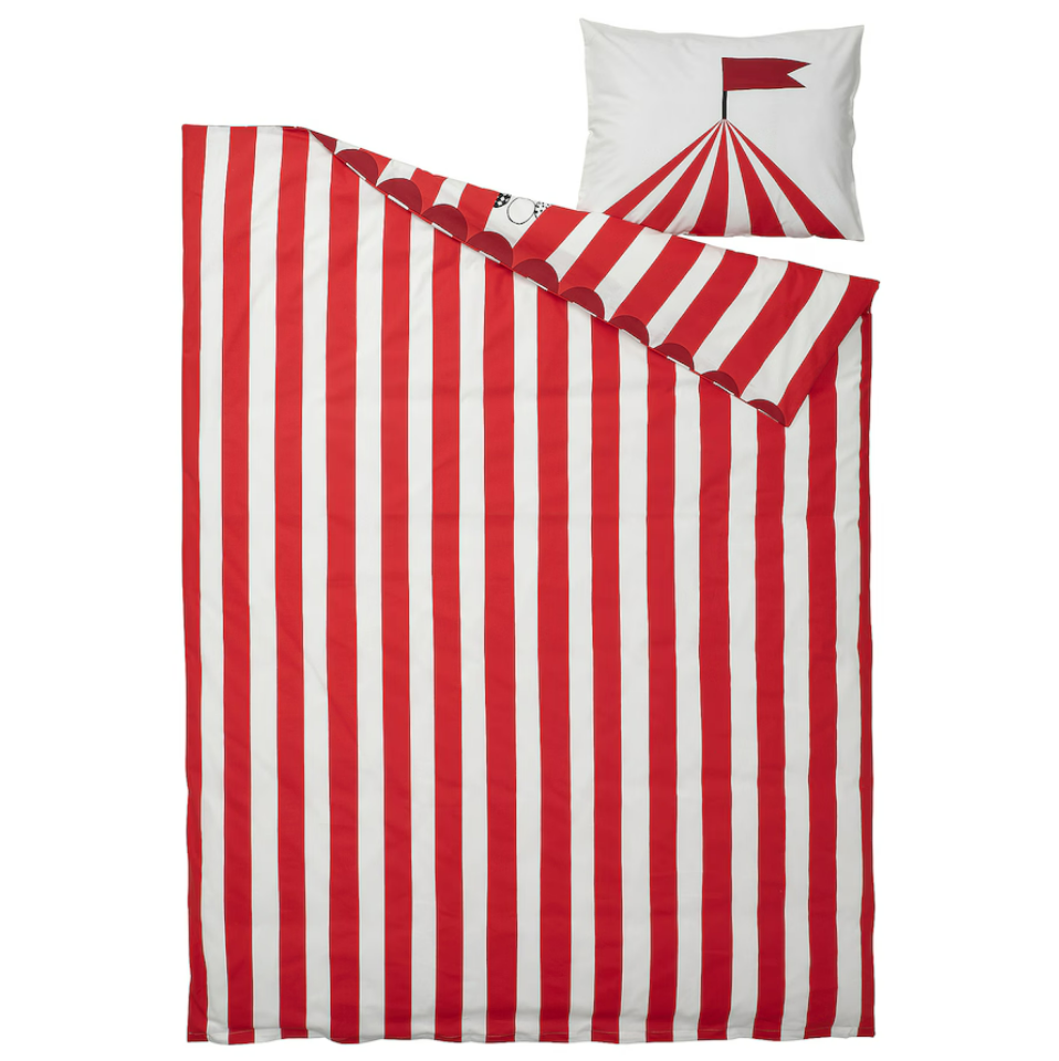 IKEA Duvet Cover & Pillowcase - Circus Pattern