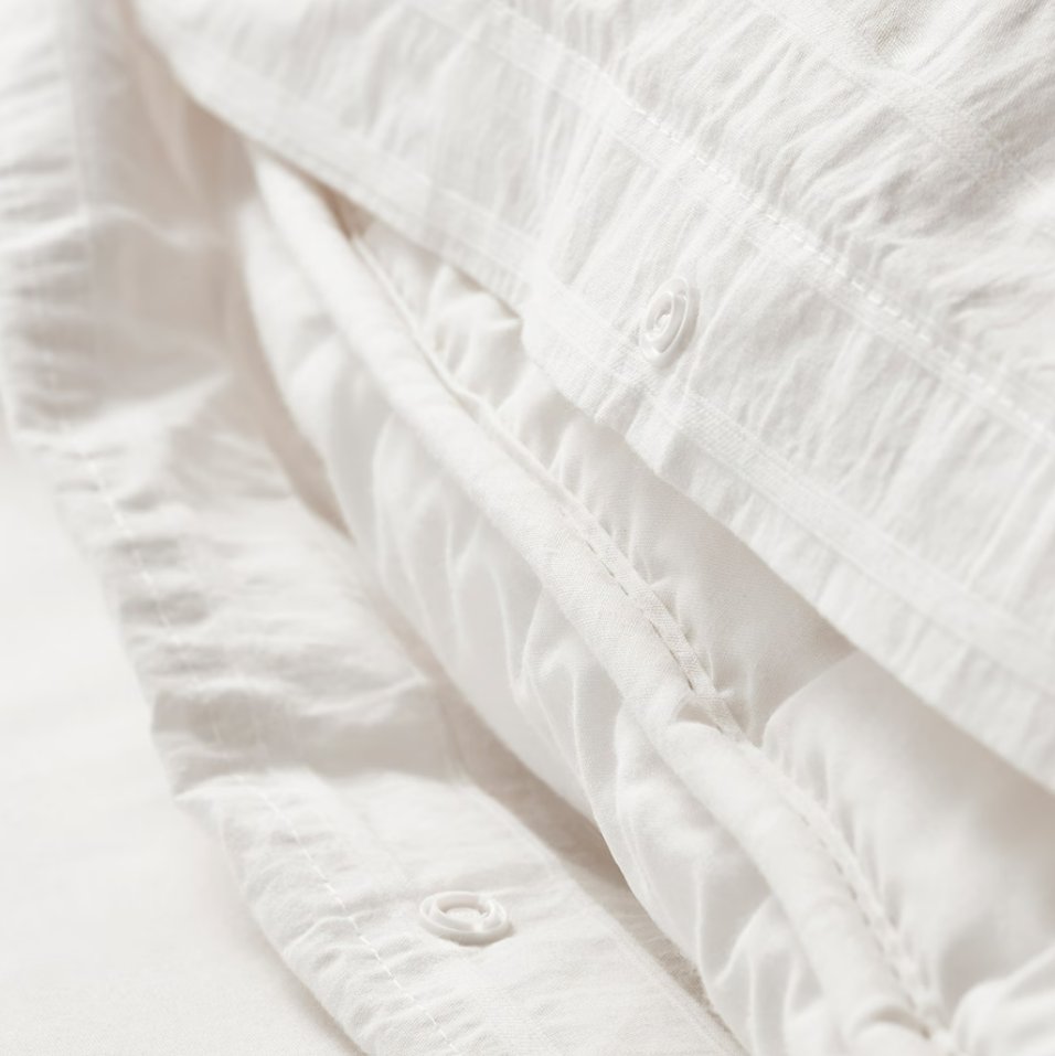 IKEA Duvet Cover & Pillowcase - White