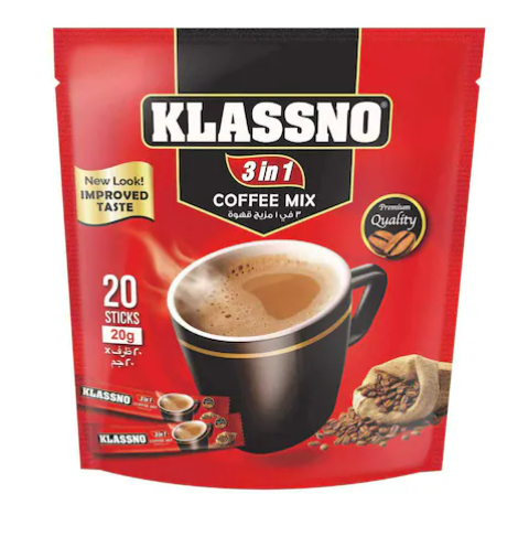 Klassno 3 In-1 Coffee Mix - 20 Stick