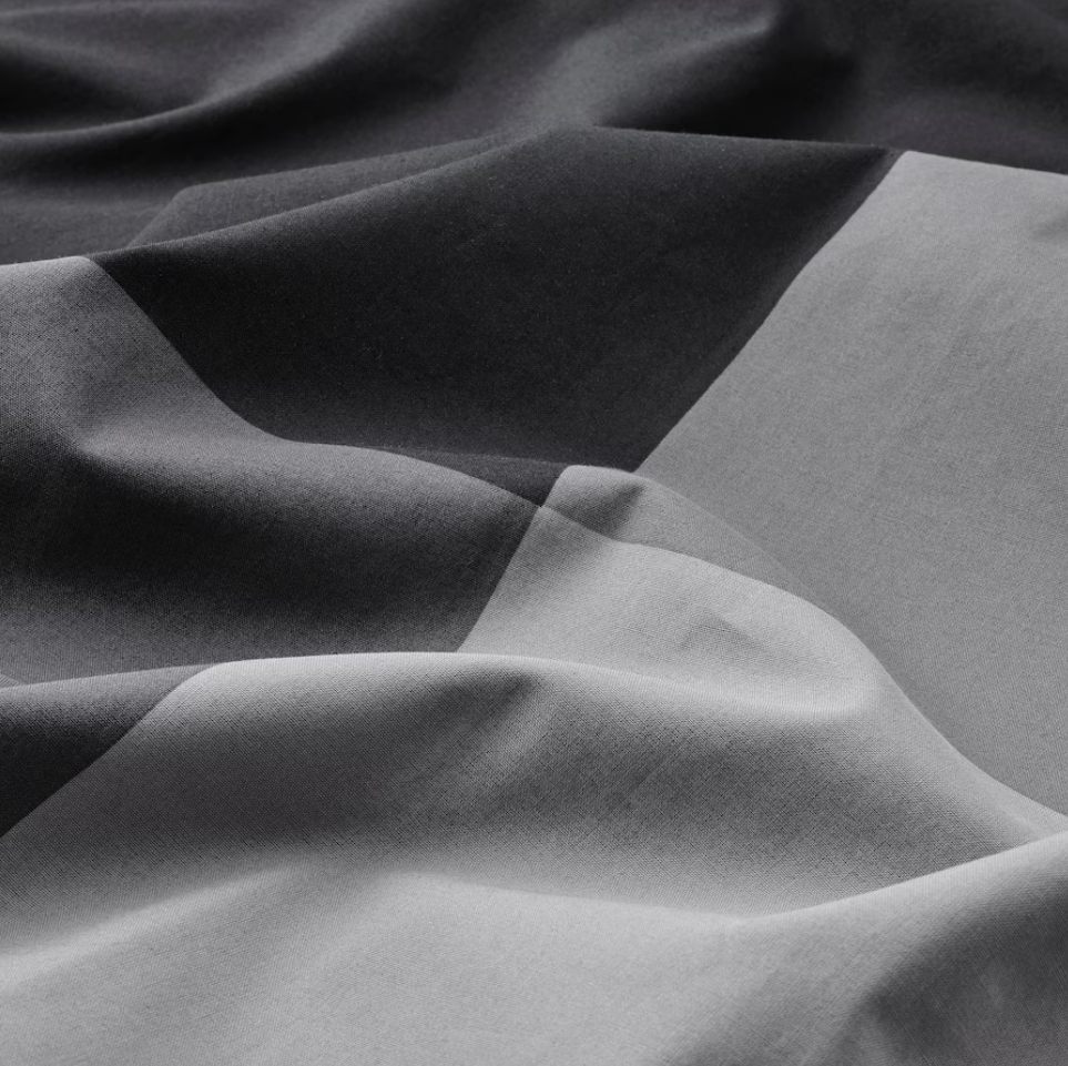 IKEA Duvet Cover & Pillowcase - Black