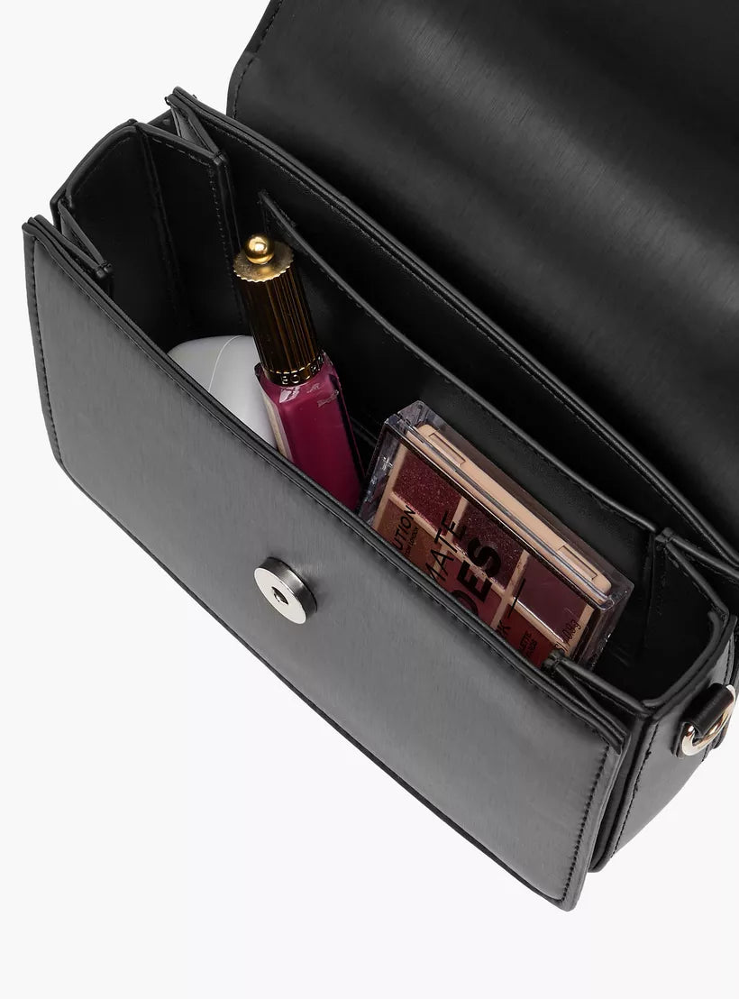 Flora Bella Satchel Bag with Detachable Strap and Magnetic Closure