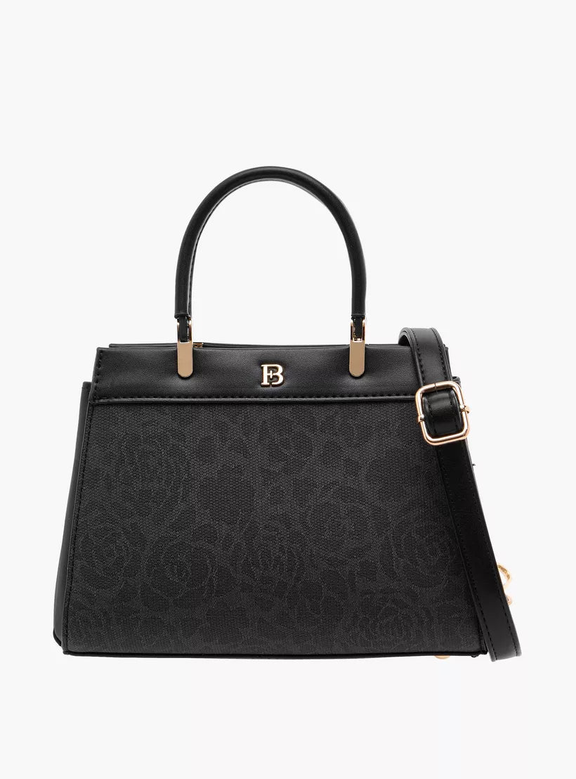 Flora Bella Textured Tote Bag with Detachable Strap