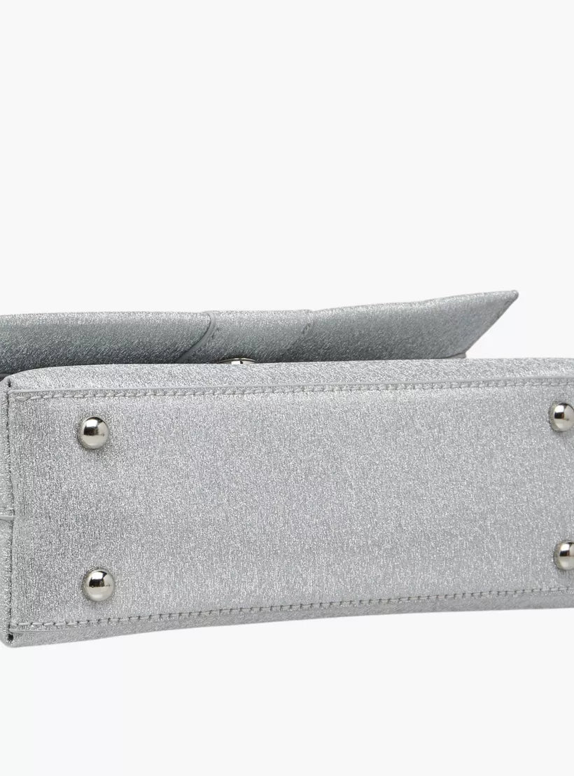 Flora Bella Textured Shoulder Bag with Magnetic Button Closure
