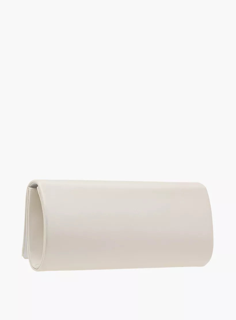 Flora Bella Clutch with Button Closure and Chain Strap