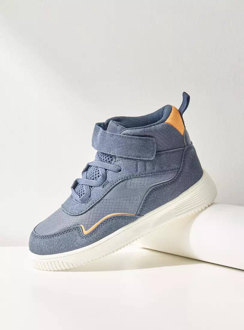 Max Panelled High Top Sneakers